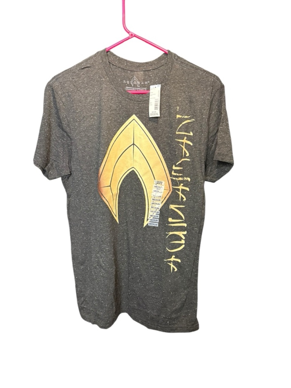 Aquaman Classic Gray Short Sleeve Men's Tee